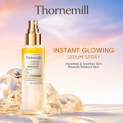 Thornemill Radiance Booster Serum Spray | Hydrating Face Mist for Instant Dewy Glow & Skin Refreshment