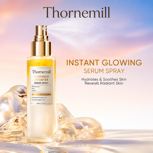 Thornemill Radiance Booster Serum Spray | Hydrating Face Mist for Instant Dewy Glow & Skin Refreshment