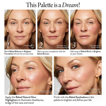 🔥LAST DAY 60% OFF -Baked Starter Kit - Tuscan Dreams includes Baked Multicolor Eyeshadow Palette